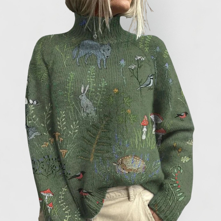 Centenia | Elegancki Sweter z Golfem