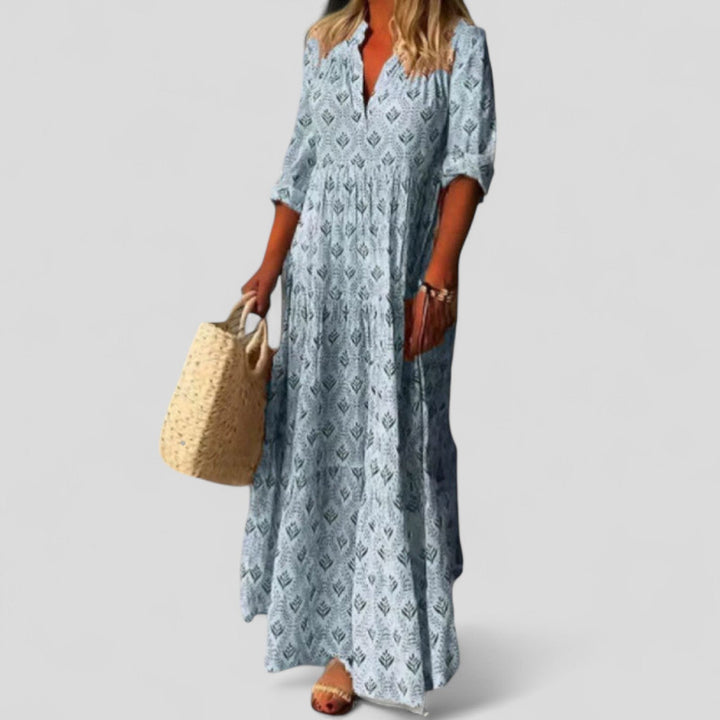Marcivine | Wyrafinowana Sukienka Maxi