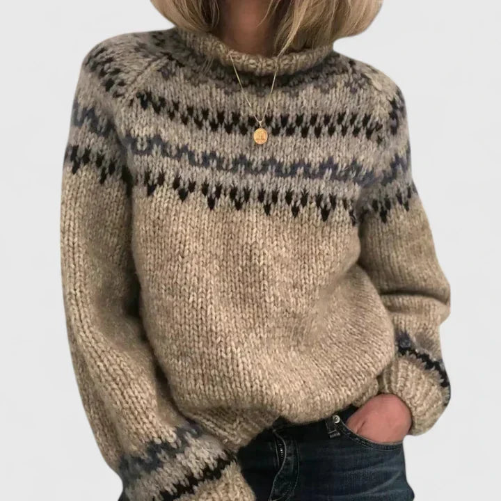 Corinthya | Wyrafinowany Sweter