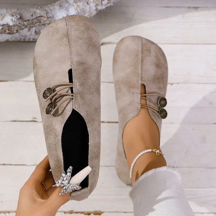 Jaimy | Miękkie zamszowe loafersy damskie