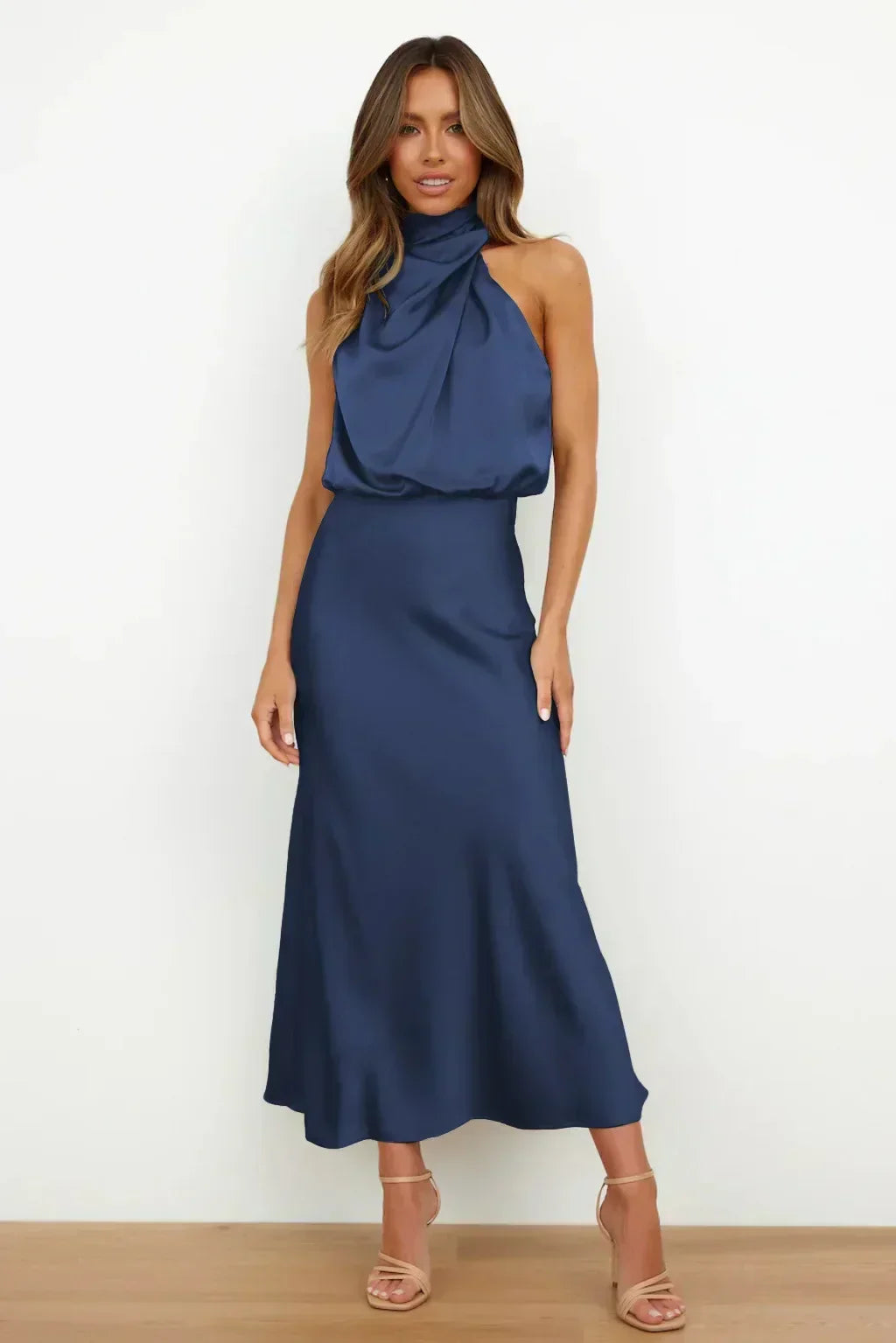 Faith | Elegancka Sukienka Wieczorowa na Halter dla Kobiet