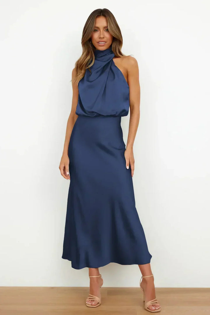 Faith | Elegancka Sukienka Wieczorowa na Halter dla Kobiet