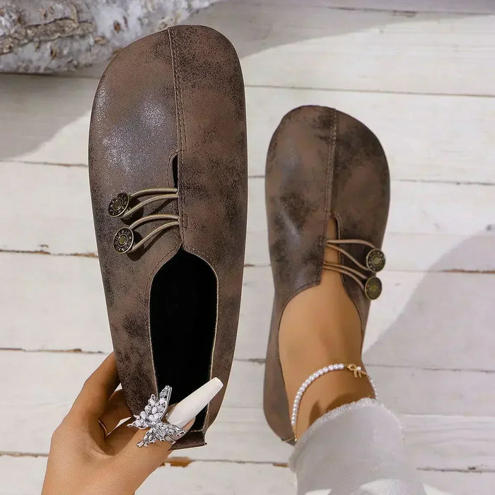 Jaimy | Miękkie zamszowe loafersy damskie