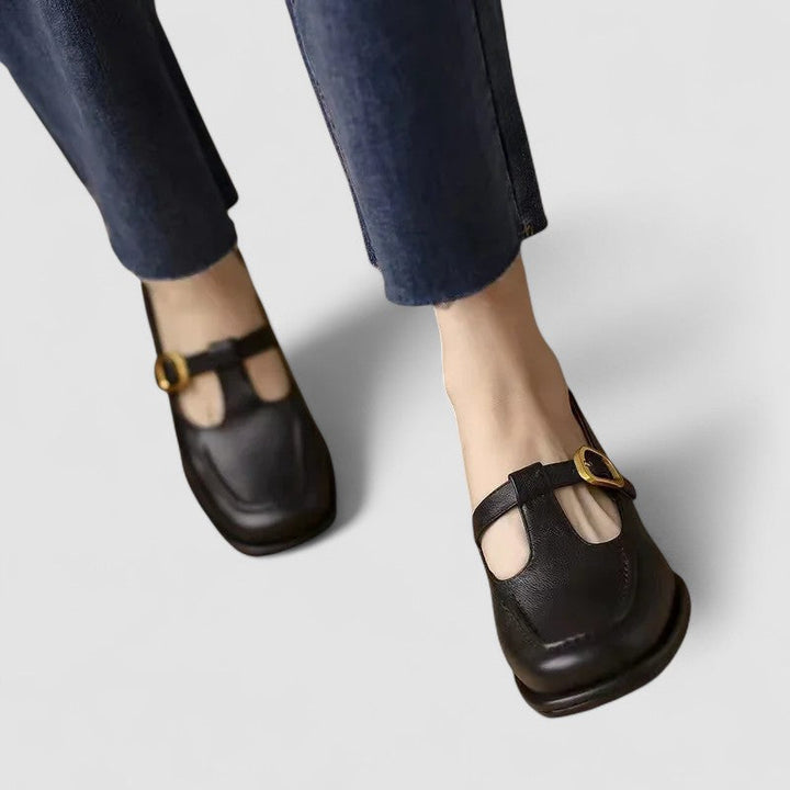 Kyrahnae | Ortopedyczne buty Mary Jane na pasku T