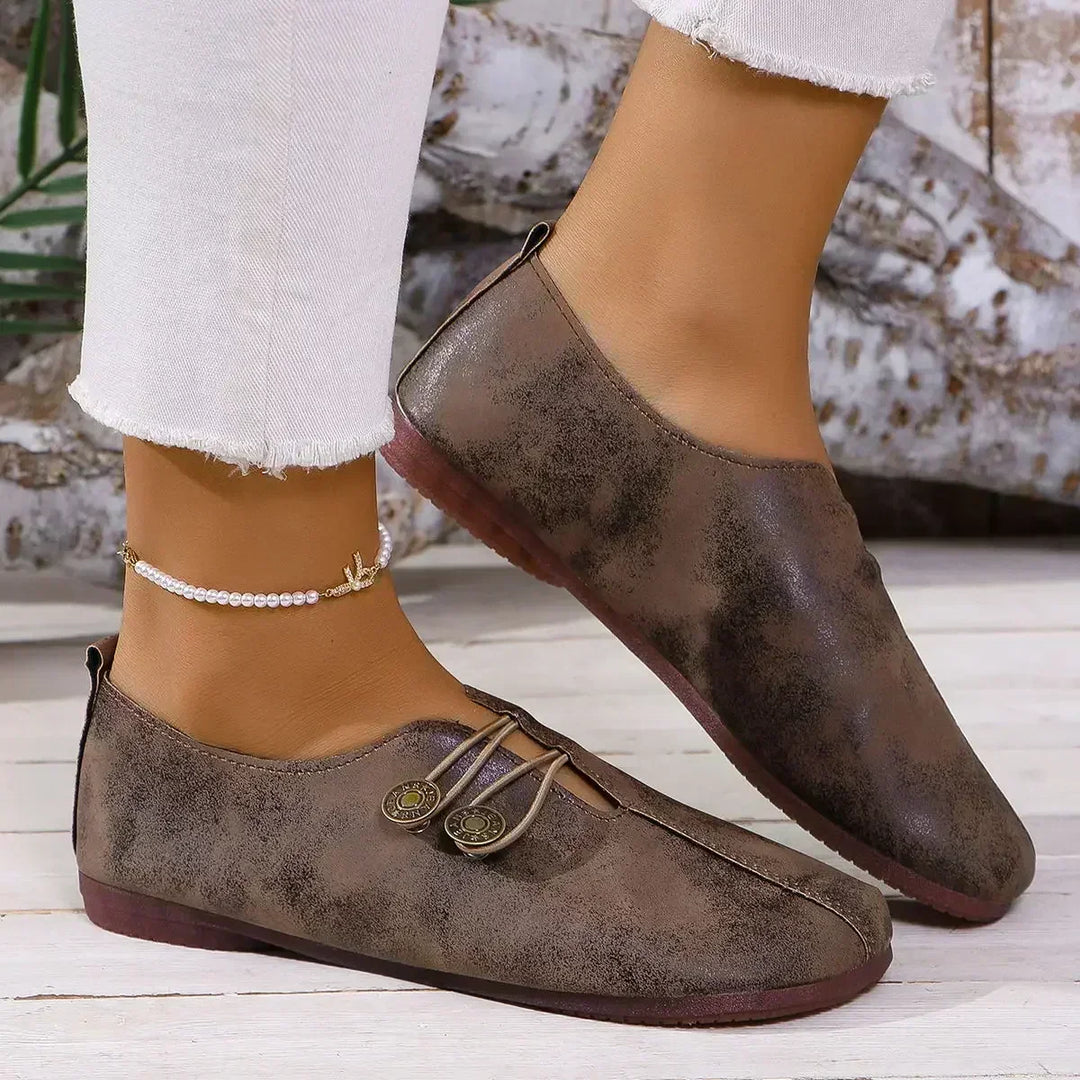 Jaimy | Miękkie zamszowe loafersy damskie