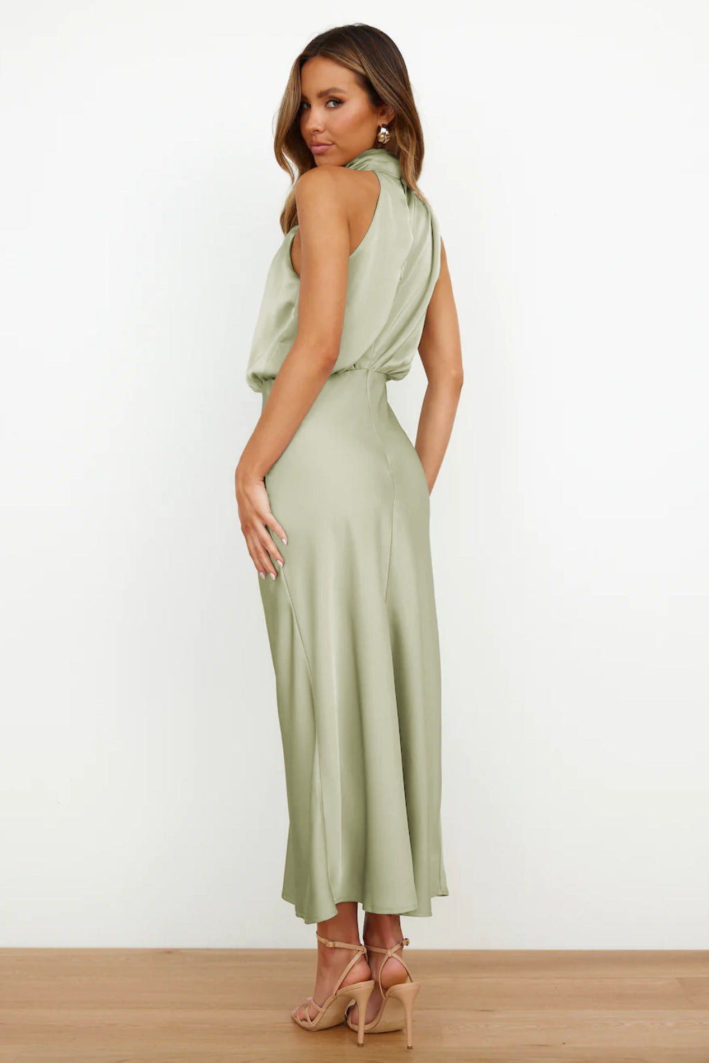 Faith | Elegancka Sukienka Wieczorowa na Halter dla Kobiet