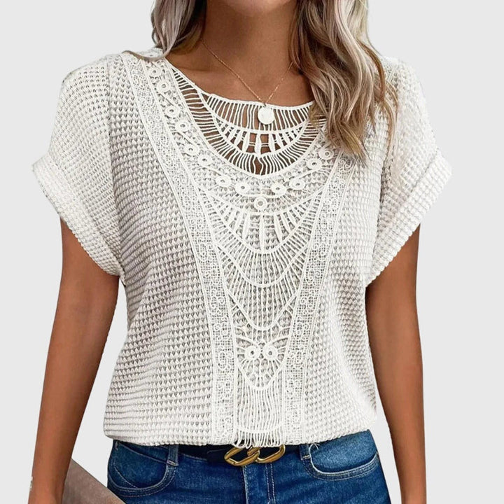 Perła | Elegancka Bluzka w Stylu Ibiza