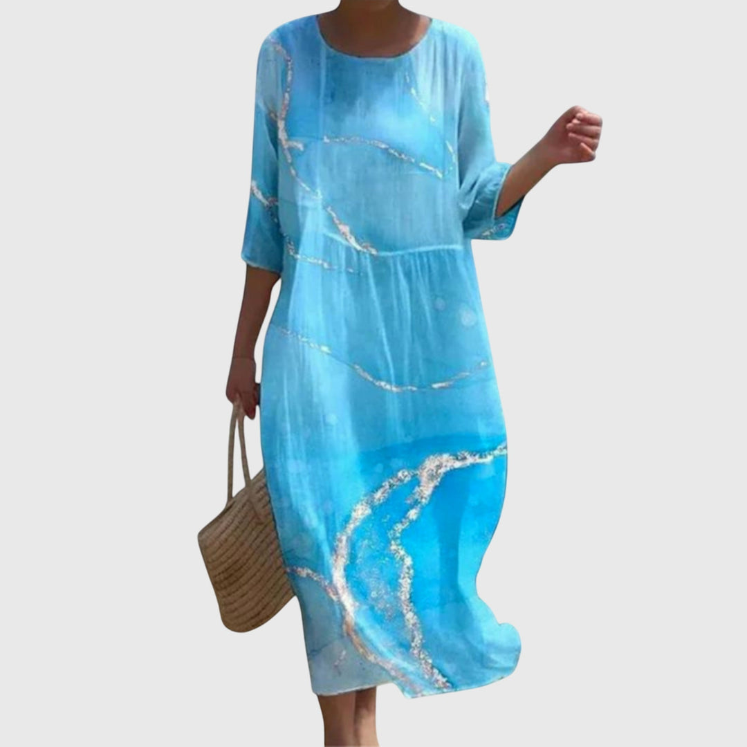 Hayley | Stylowa Kwiatowa Sukienka Maxi