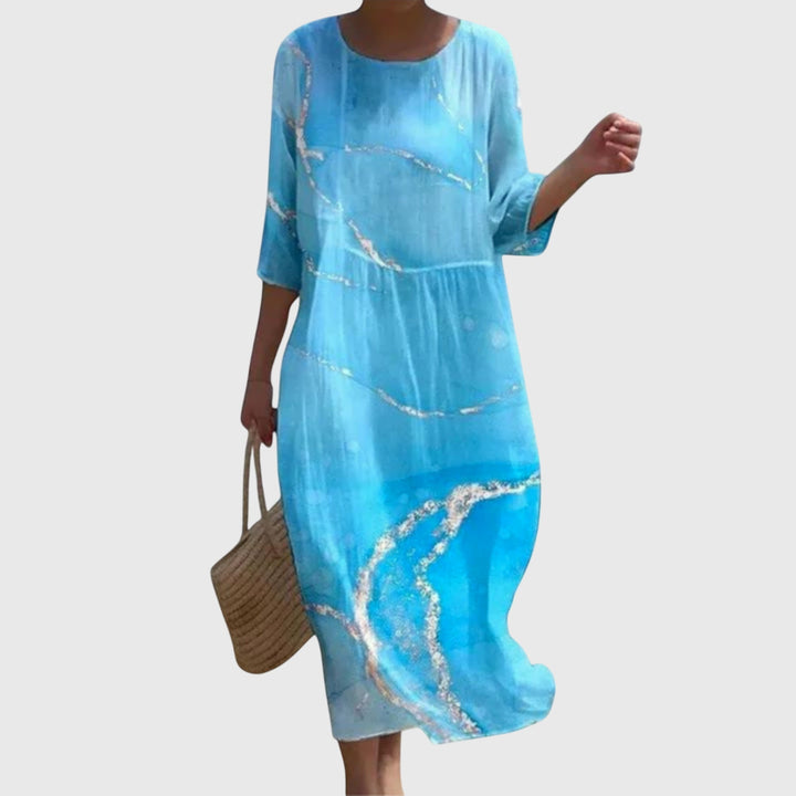 Hayley | Stylowa Kwiatowa Sukienka Maxi