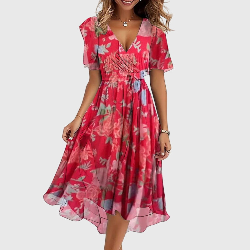 Catalina | Elegancka Midi Sukienka