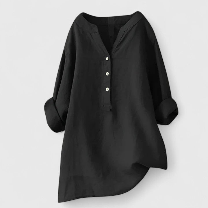 Larienne | Elegancka Koszula z Guzikami
