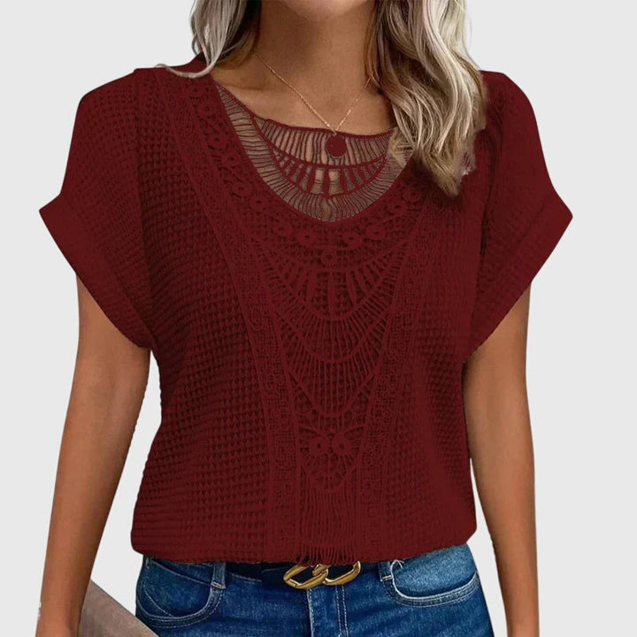 Perła | Elegancka Bluzka w Stylu Ibiza
