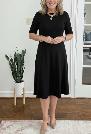 Evelyn Quinn | Retro Sukienka Letnia A-Linia