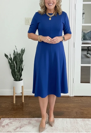 Evelyn Quinn | Retro Sukienka Letnia A-Linia