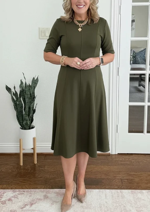 Evelyn Quinn | Retro Sukienka Letnia A-Linia