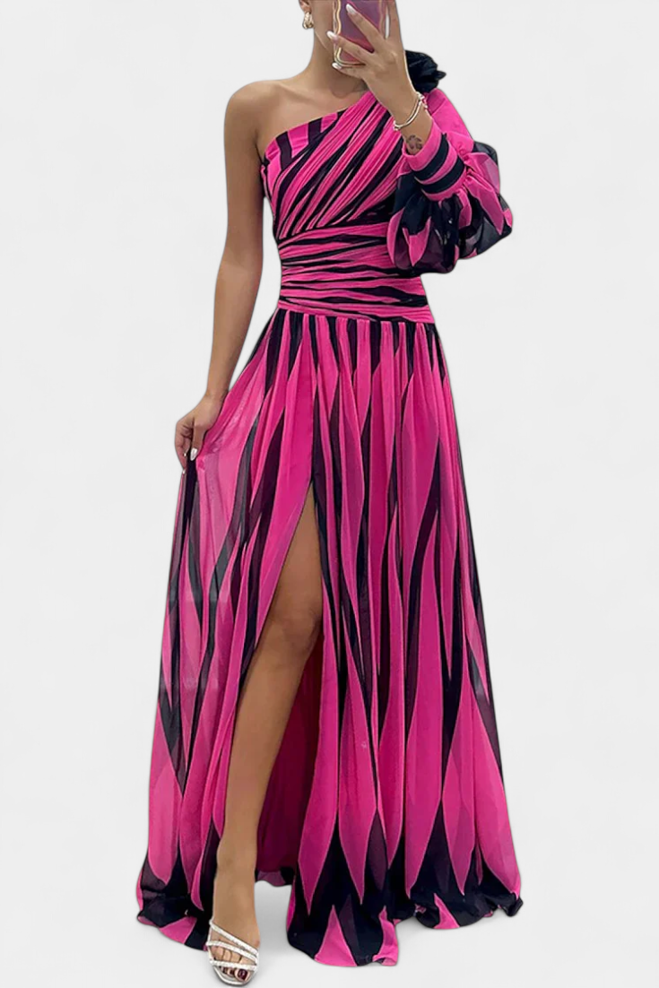 Aubryzah | Wyrafinowana Sukienka Maxi