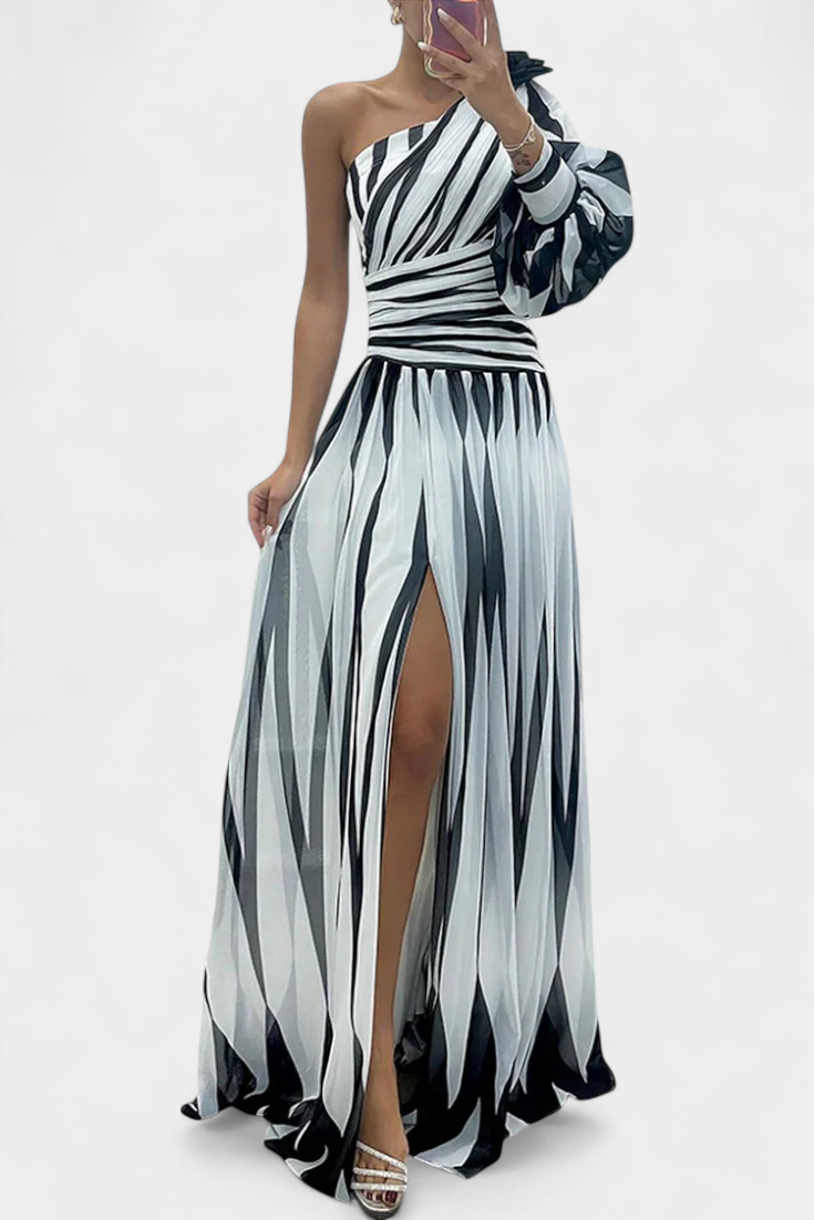 Aubryzah | Wyrafinowana Sukienka Maxi