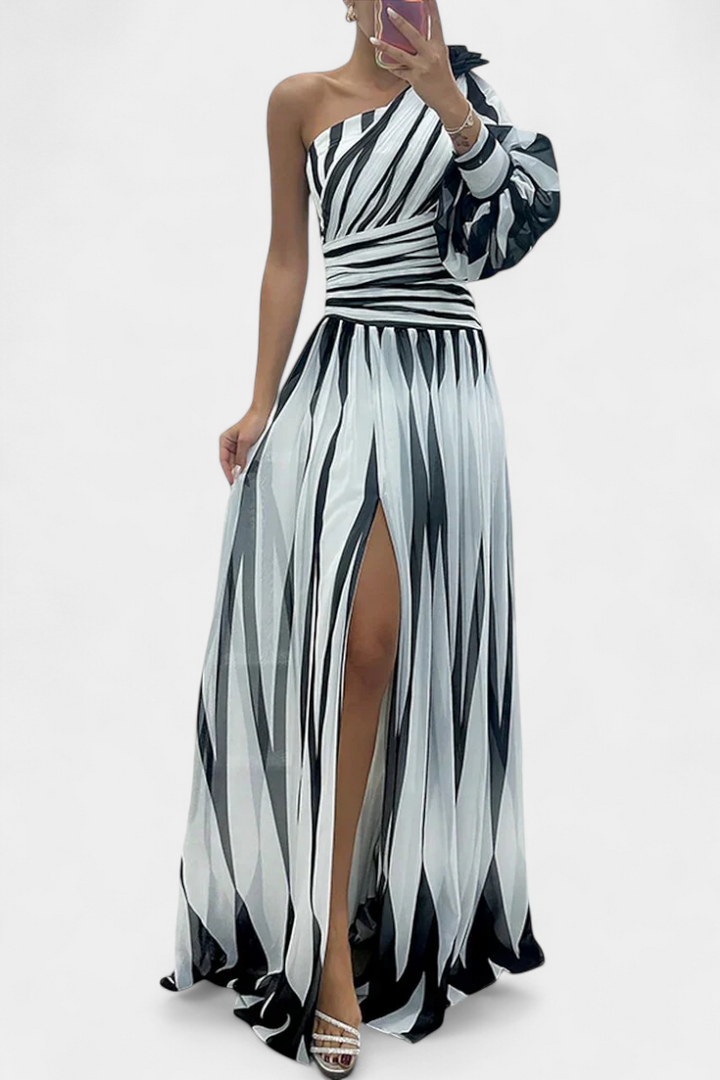 Aubryzah | Wyrafinowana Sukienka Maxi