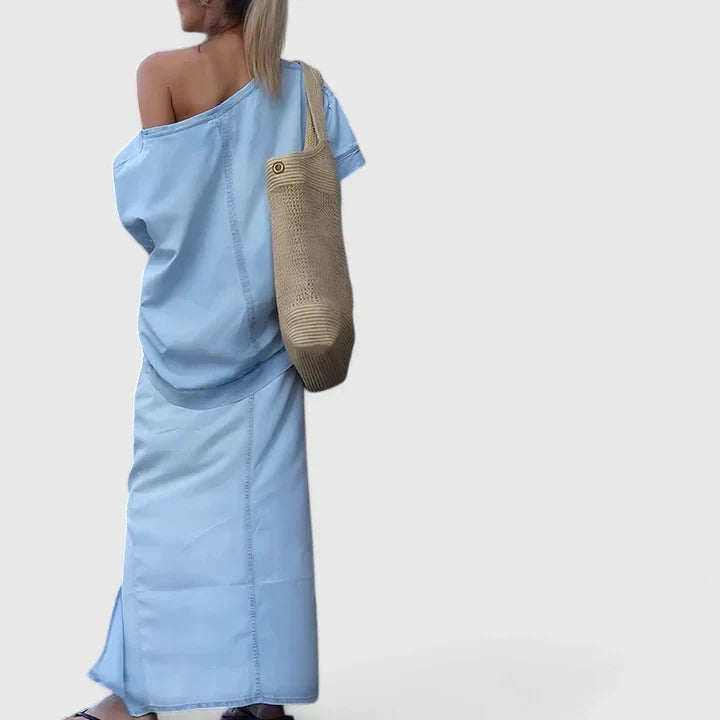 Averlynn | Elegancki Zestaw Maxi Spódnicy