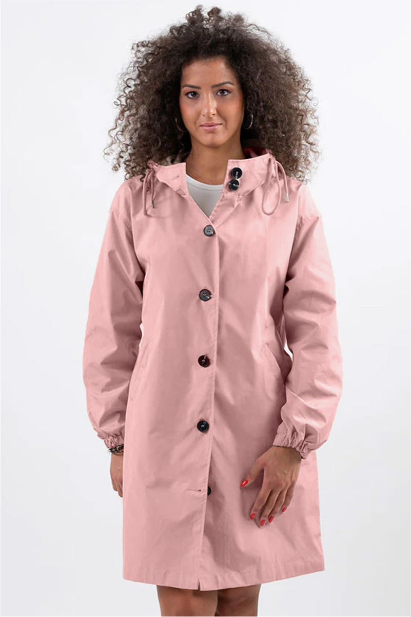 Barbara | Oversized Wodoodporny Kurtka Przeciwdeszczowa