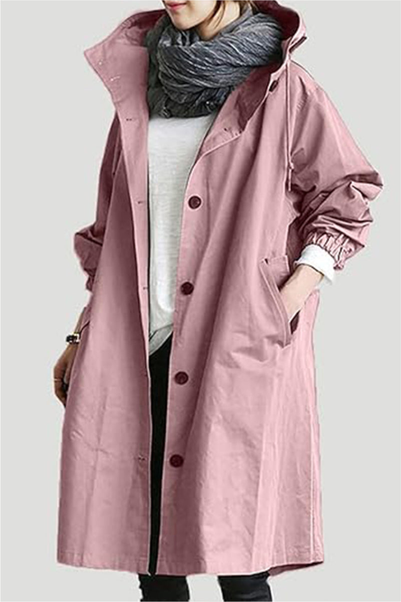 Barbara | Oversized Wodoodporny Kurtka Przeciwdeszczowa