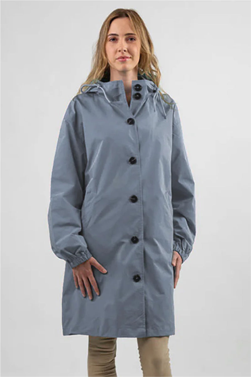 Barbara | Oversized Wodoodporny Kurtka Przeciwdeszczowa