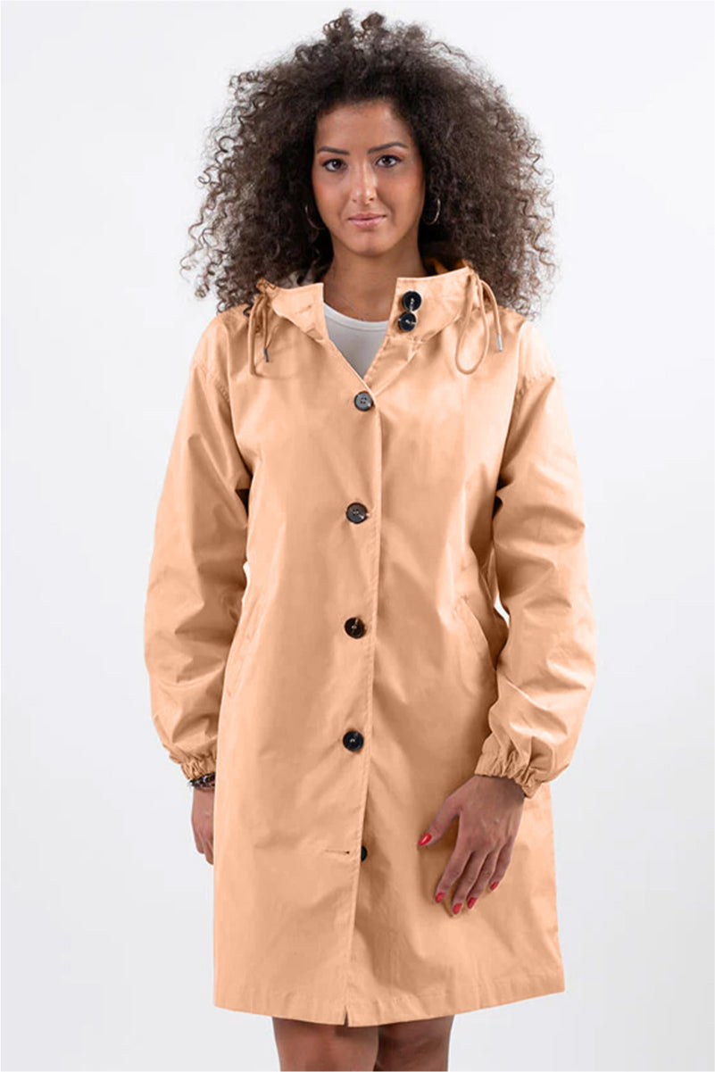 Barbara | Oversized Wodoodporny Kurtka Przeciwdeszczowa