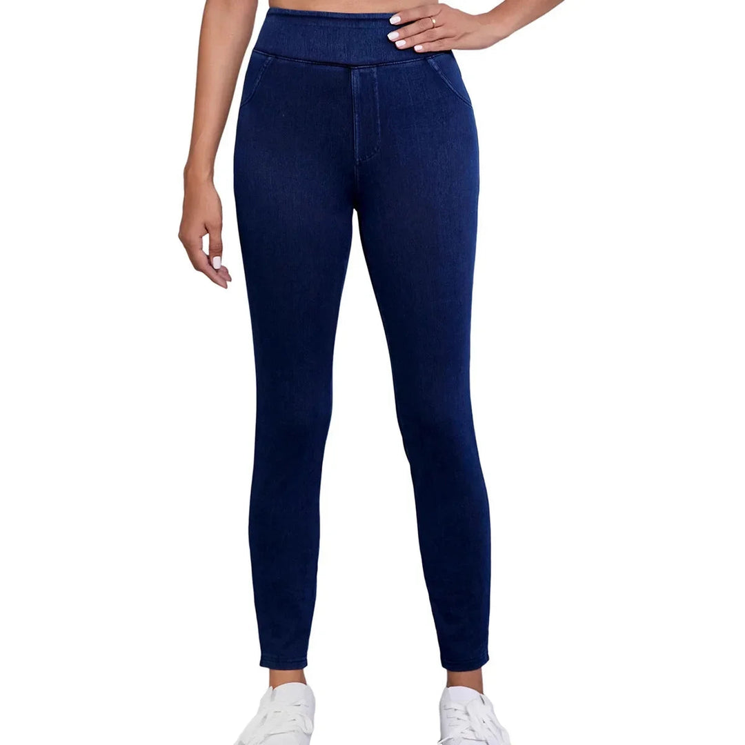 Eleanor | Damskie Jeansy Slim Fit W Wysokim Stanem