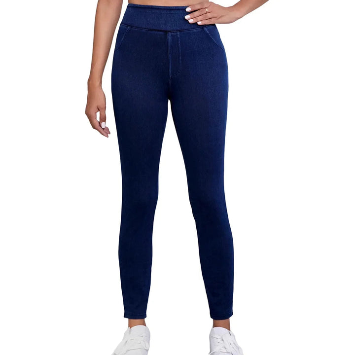Eleanor | Damskie Jeansy Slim Fit W Wysokim Stanem