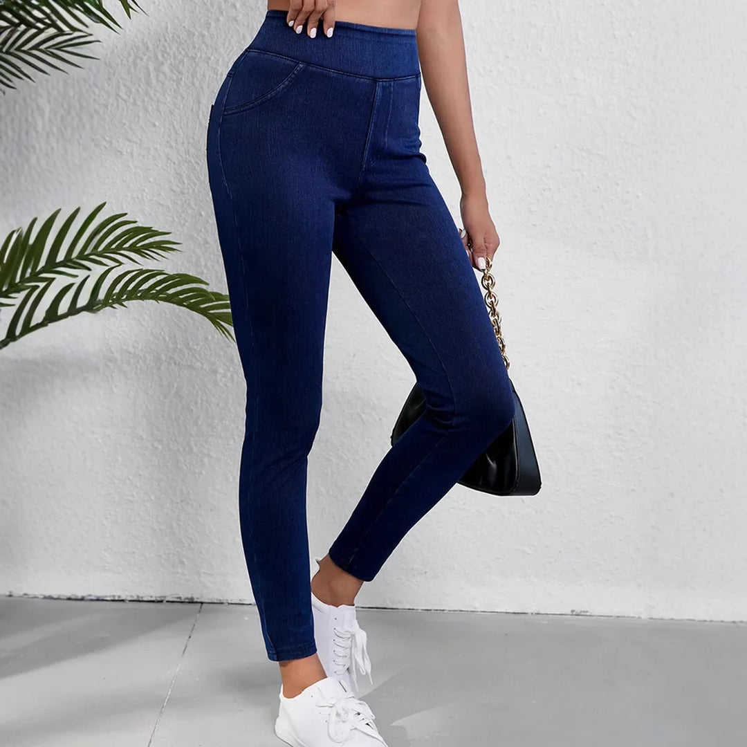Eleanor | Damskie Jeansy Slim Fit W Wysokim Stanem